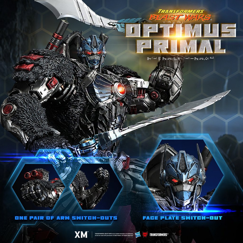 Premium Collectibles : Transformers - Optimus Primal (Beast Wars)  08-switchout-2