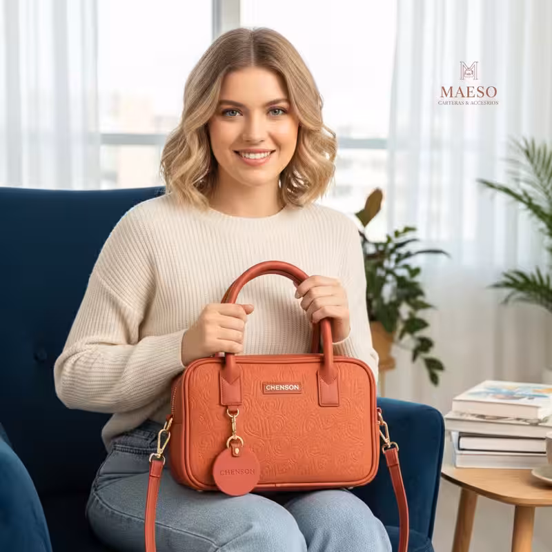 Cartera Chenson Elegance Coral