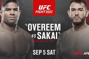  UFC Fight Night Overeem vs Sakai 2020 09 05 