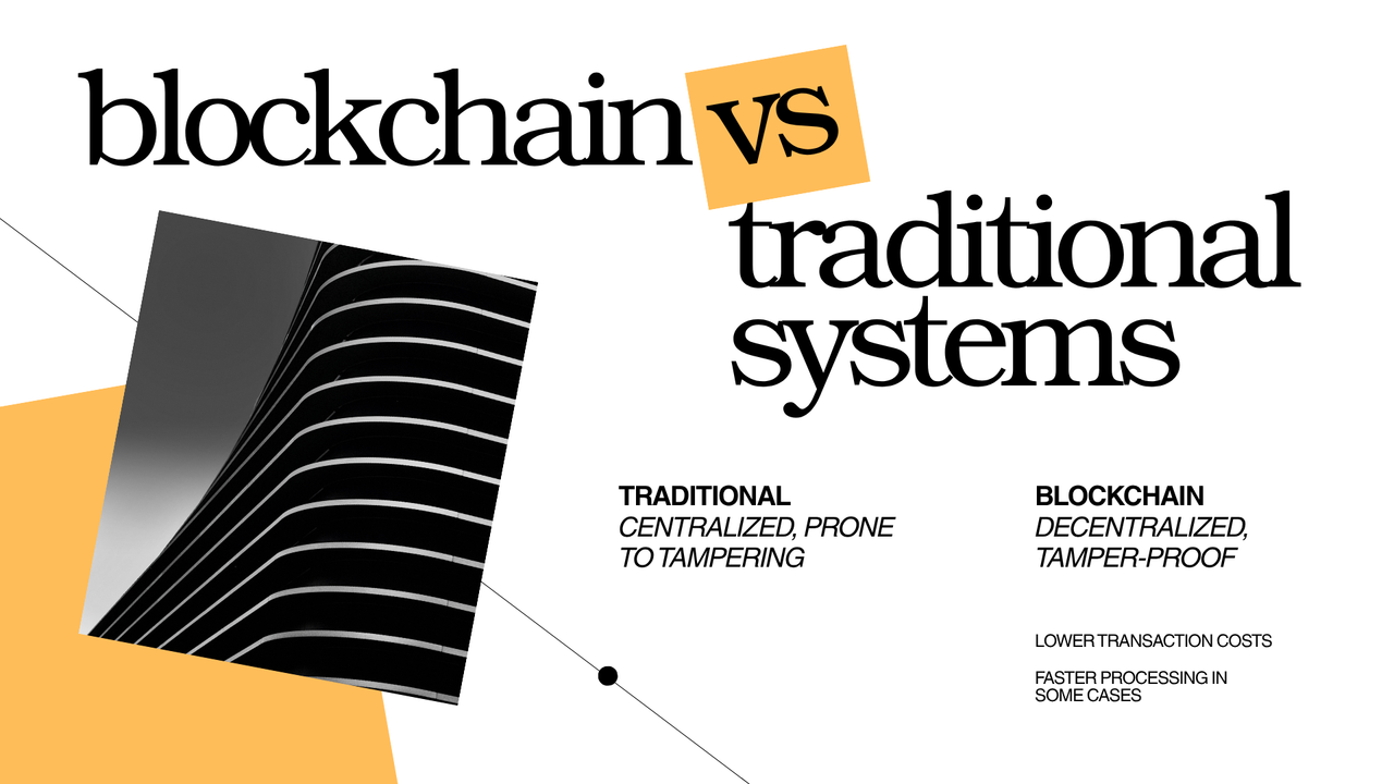 Black and Gold Minimalist Blockchain Presentation