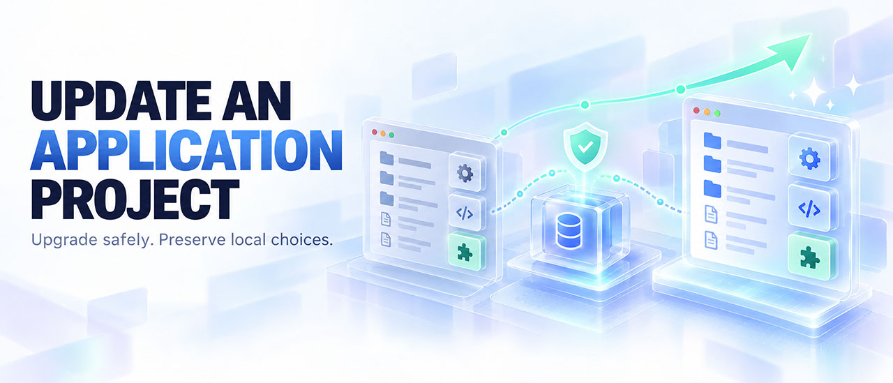 Update an application project