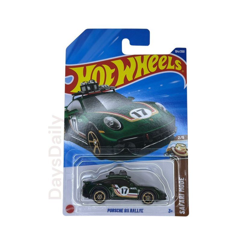 Hot Wheels Porsche 911 Rallye Case G 2025 Series HW Safari Mode