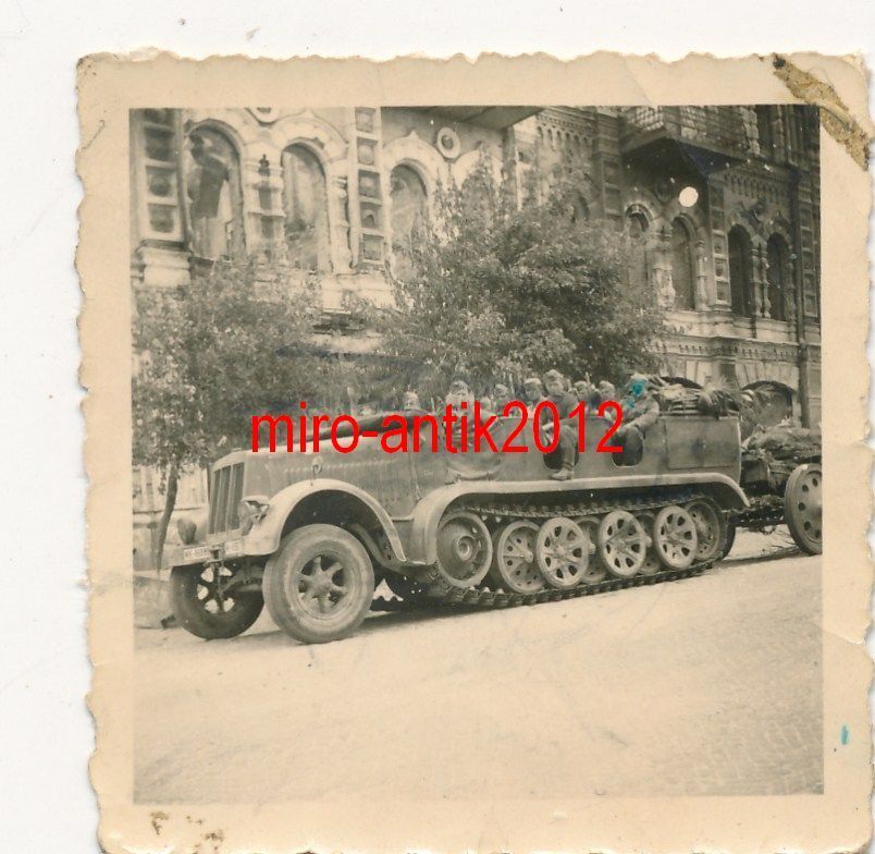 Foto, Wehrmacht, Überall Halbketten