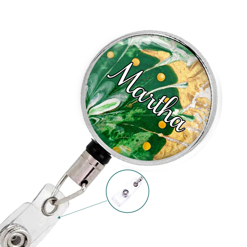 Teacher name tag holder gifts for nurses, employee badge holder