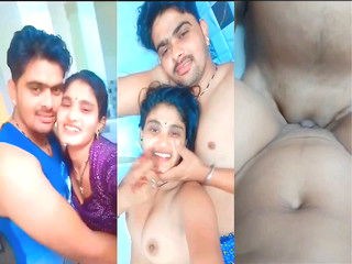 Desi married couple sex and kissing romantic video
