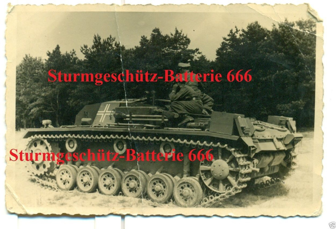 EINSATZ-FOTO - STURMGESCHÜTZ-BATTERIE 666-1