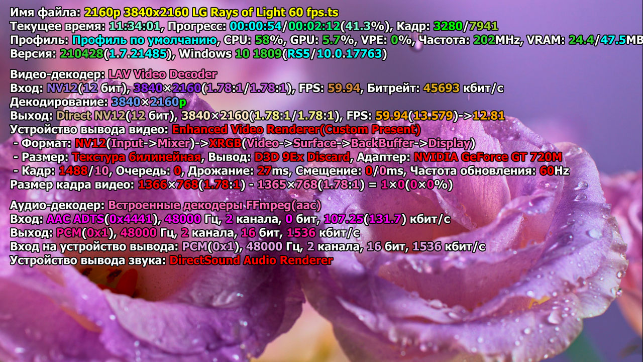 2160p 60 fps_ GT720M