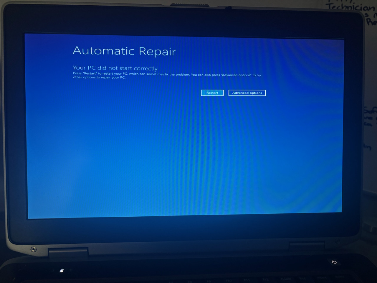 Windows Recovery Environment (WinRE) — Automatic Repair