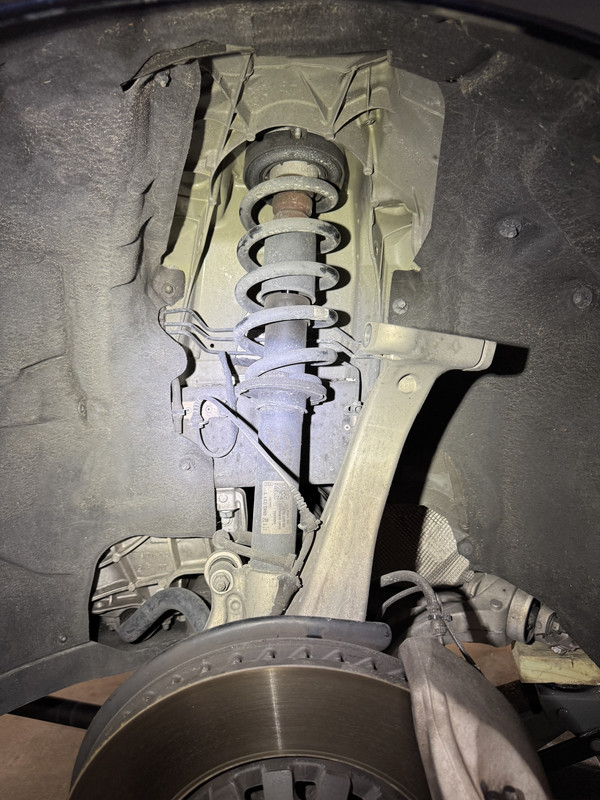 control arms removed