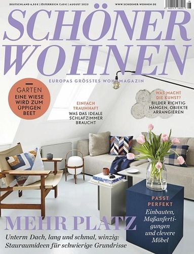 Cover: Schöner Wohnen Magazin No 08 August 2023