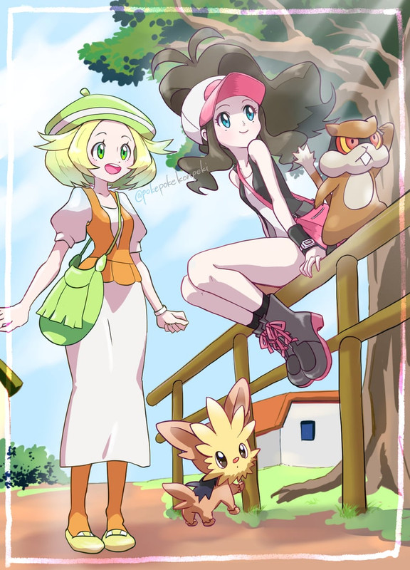 hilda-bianca-lillipup-and-patrat-pokemon