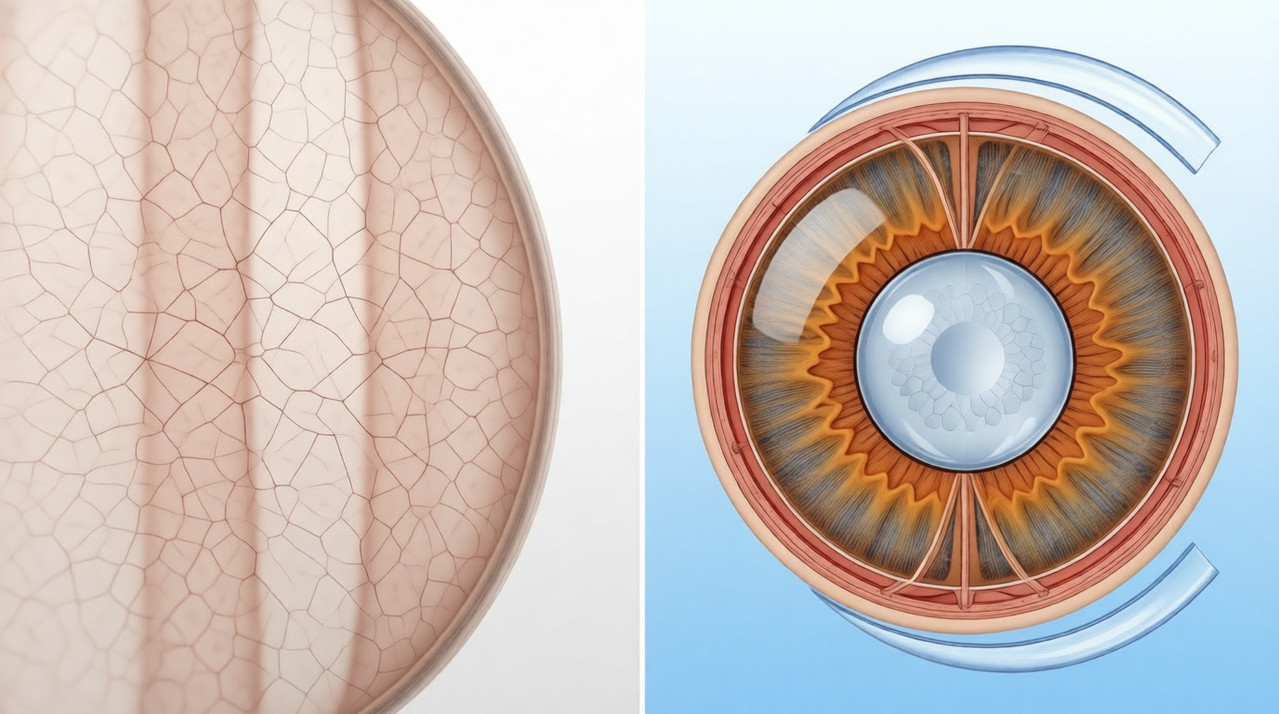 Сравнение состояния глаза после лазерной коррекции и при использовании факичных линз — сохранение анатомии роговицы и хрусталика
