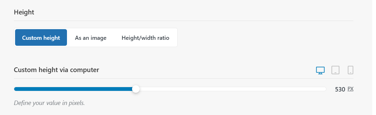 height