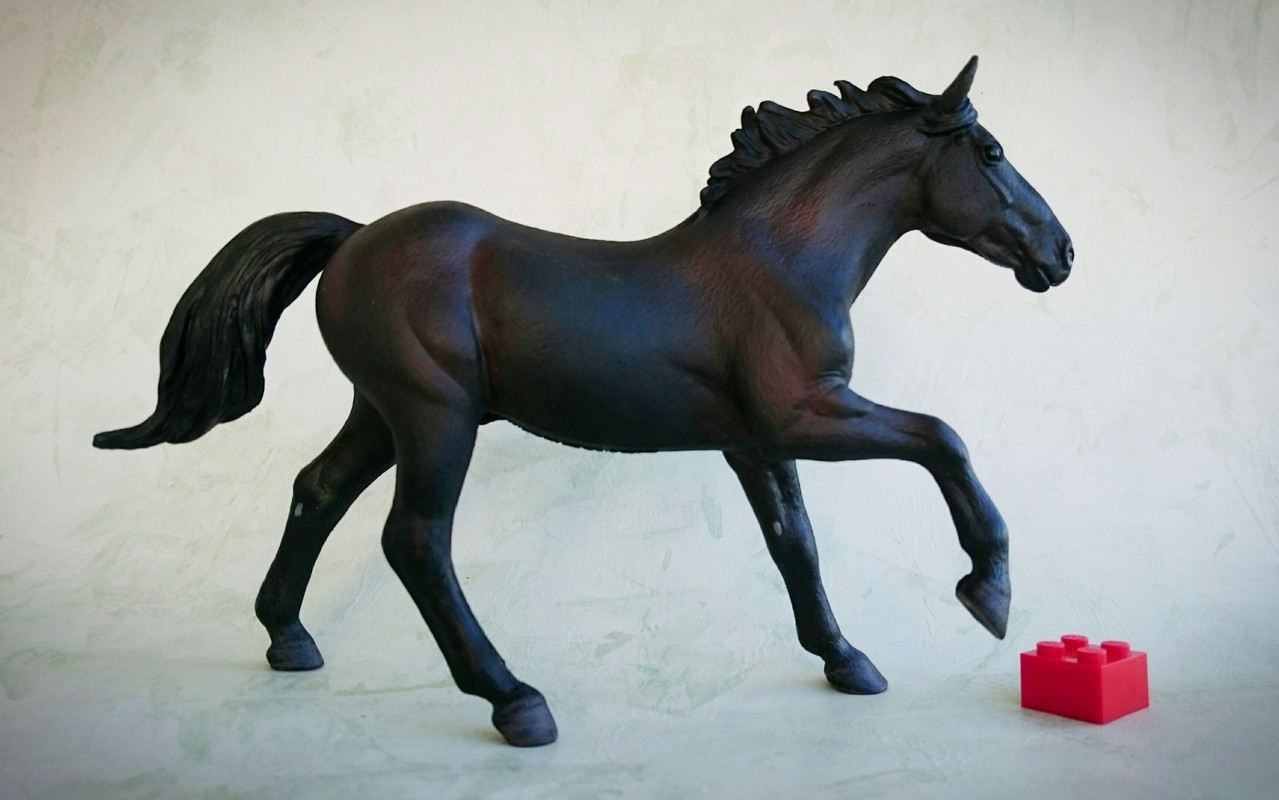CollectA Nonius Stallion Figura De Caballo 1:20 XL | Pintado A Mano Para Niños 3-6 Años | Educativo Y Realista