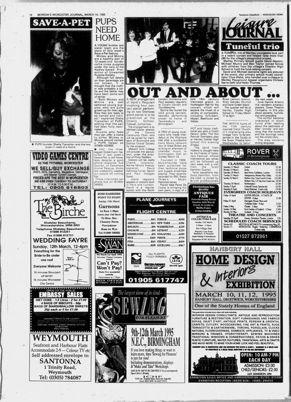 Berrow s Worcester Journal 1995 03 10 16
