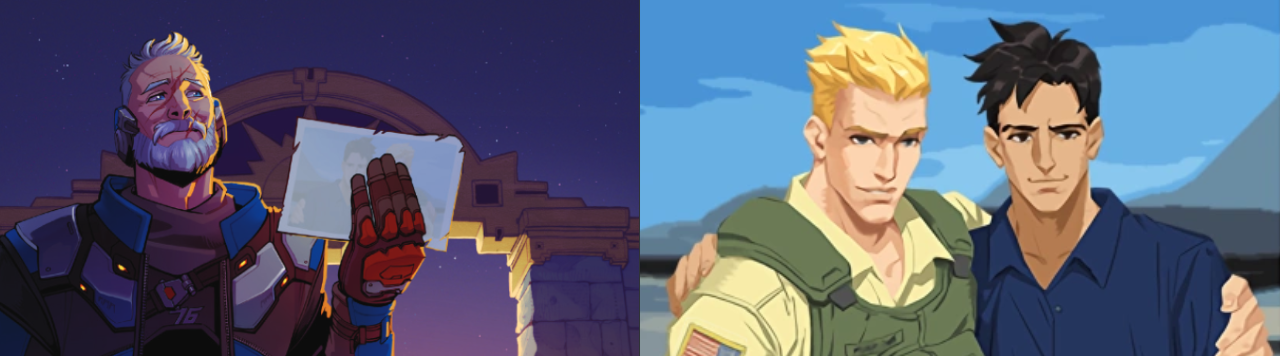 Reviewing Overwatch 2's short story for pride month, starring Soldier 76. https://i.postimg.cc/qvT0tMHW/Overwatch-2-Soldier-76-and-Vincent-Banner.png