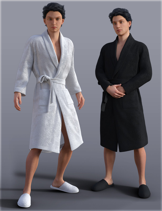 H&C Bathrobe Set for Genesis 3 Male(s)