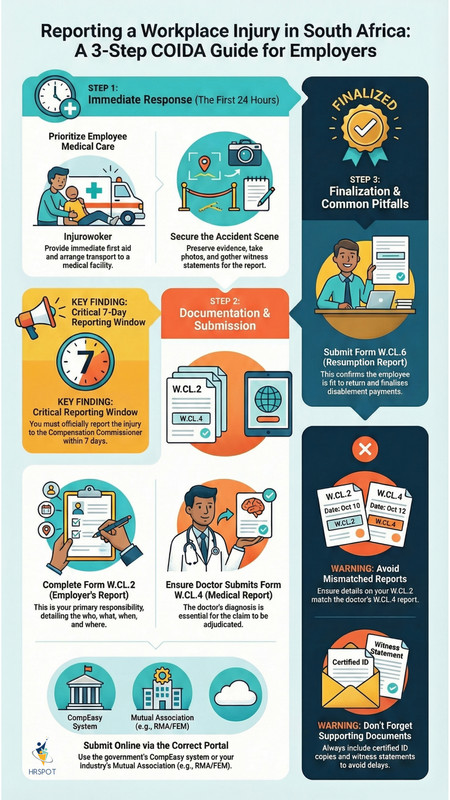 How to Report Injury on Duty in South Africa