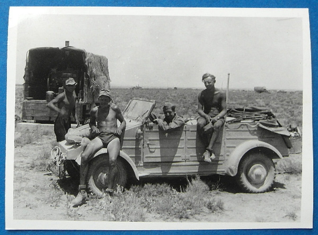 VW Kübelwagen Kampfraum Derna Einsatz DAK Afrika