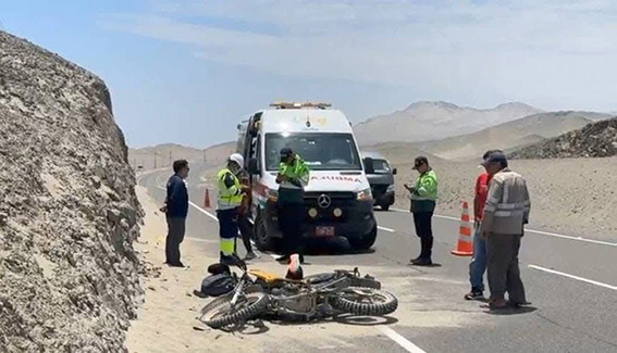 Mujer pierde la vida en accidente en Panamericana Norte en Huarmey