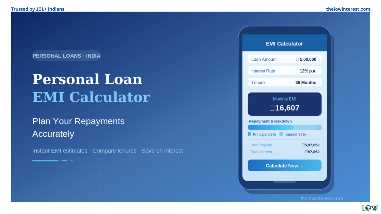 Personal Loan EMI Calculator: Plan Your Repayments Accurately