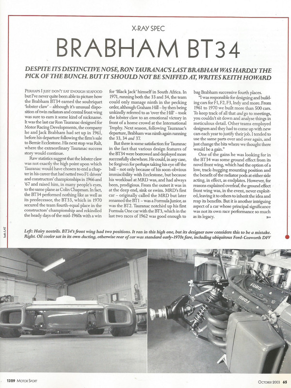 X-ray Brabham BT34 1