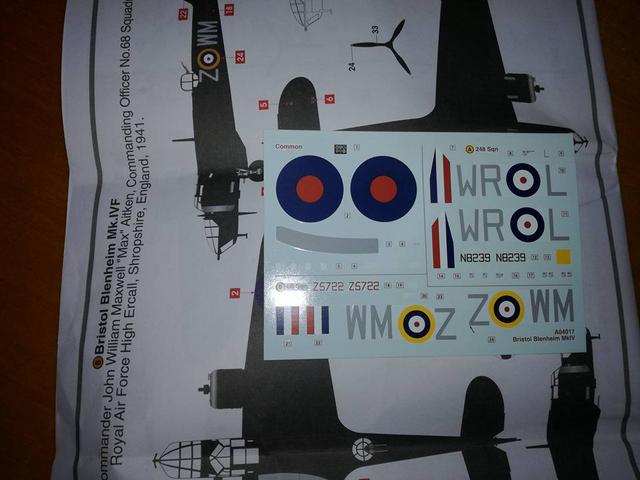 Blenheim Airfix wip 08