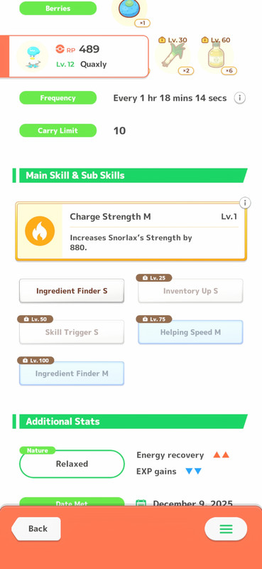 Screenshot 20251222 095137 Pokmon Sleep