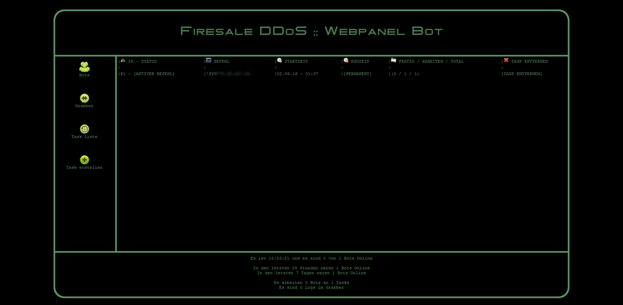 FireSale DDOS Botnet source