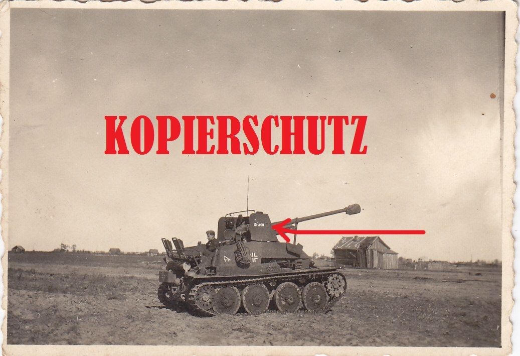 Panzerjäger III Marder mit Namen Gisela Front Ru