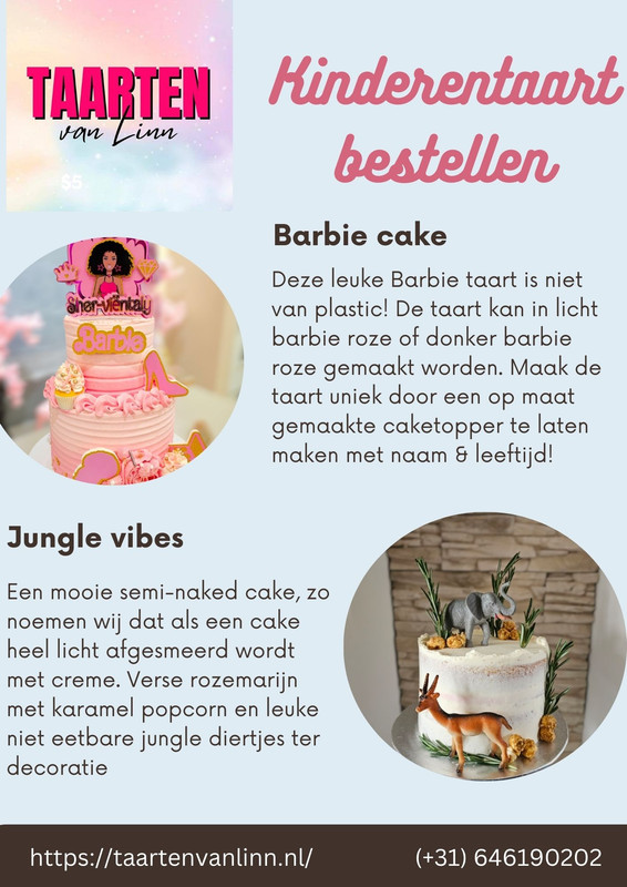 Kinderentaart Bestellen