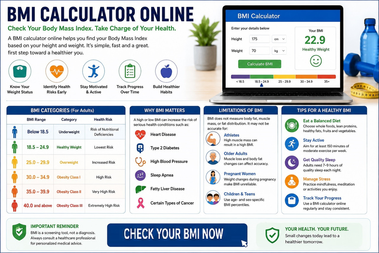 BMI Calculator Online for Healthy Weight Assessment Guide