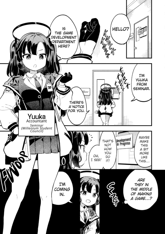 Blue Archive - The Grand Adventure of the Game Development Department - c001 (NA) - p007 [web] [Mang