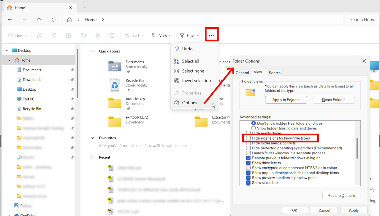 File Type and Extension name issue with files viewed in windows 10 ...
