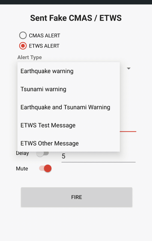 panic fake alert generator app