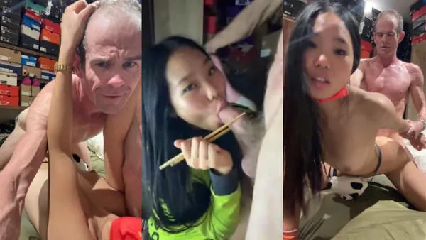 MichelleFromChina Old Cock Fills Her Up Video