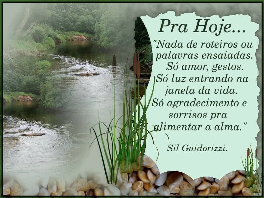 Pra Hoje...