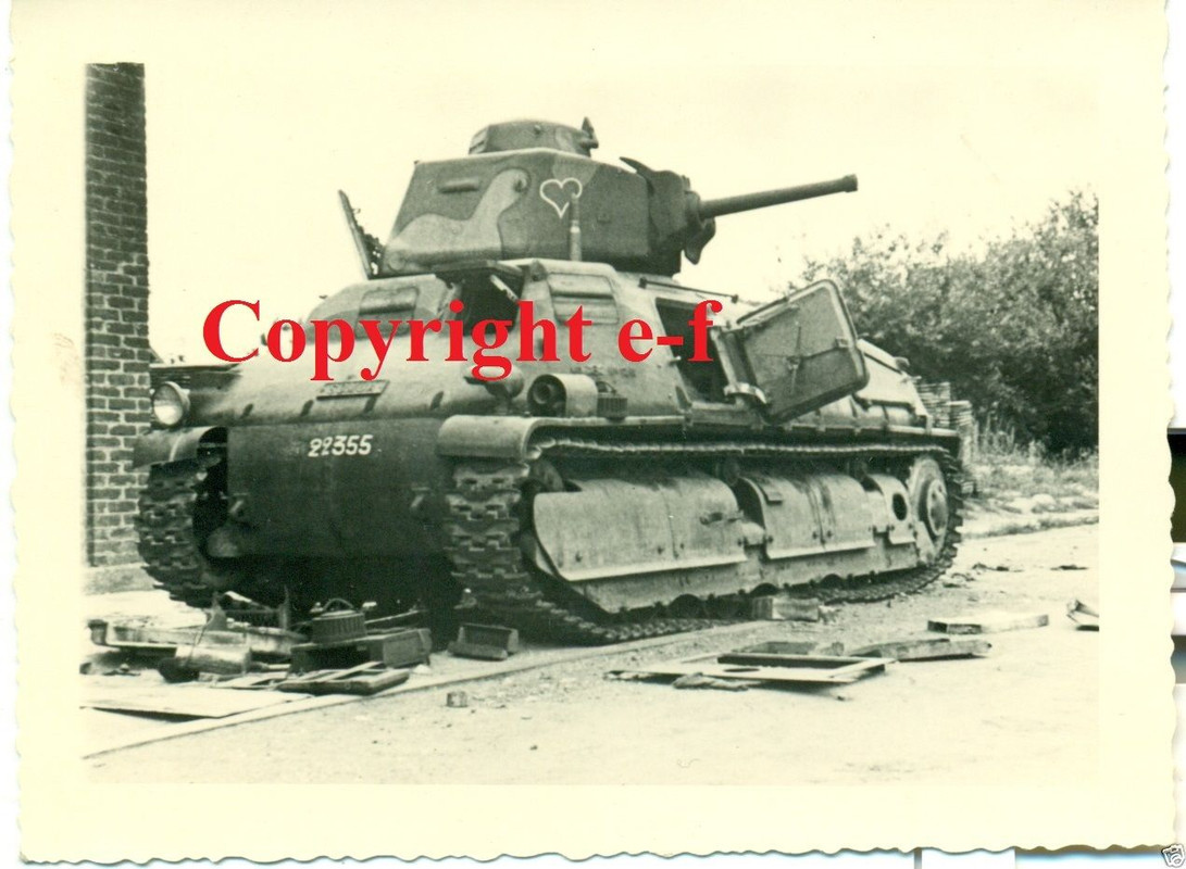 FOTO - PANZER - Französischer PANZER SOMUA