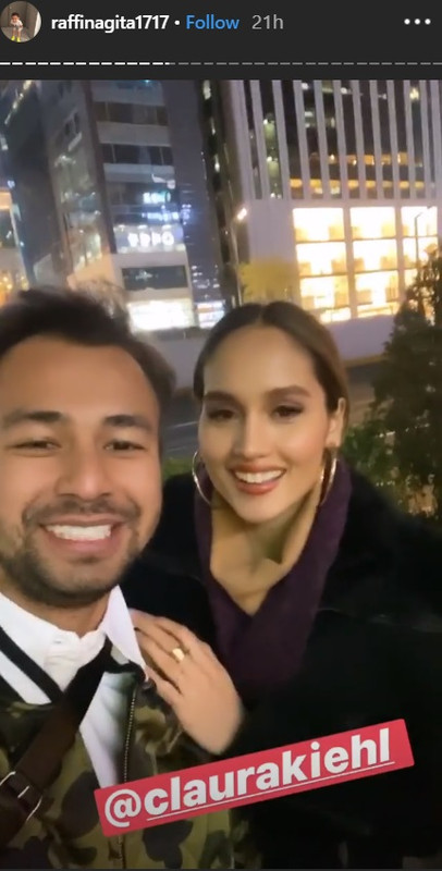 Raffi Ahmad ketemu Cinta Laura di Korea Selatan