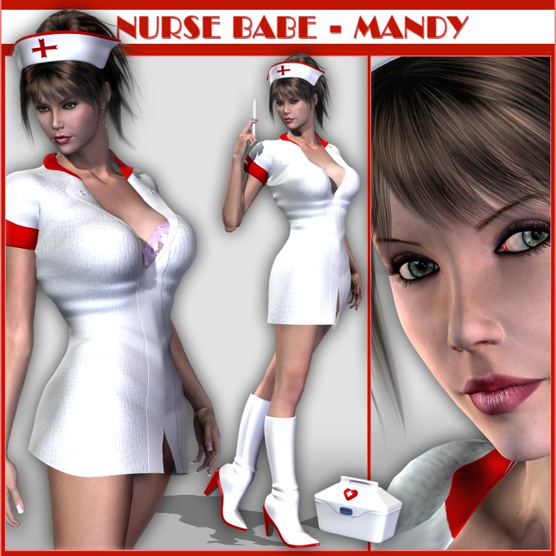 NurseBabe Mandy - Character & Outfit Pack