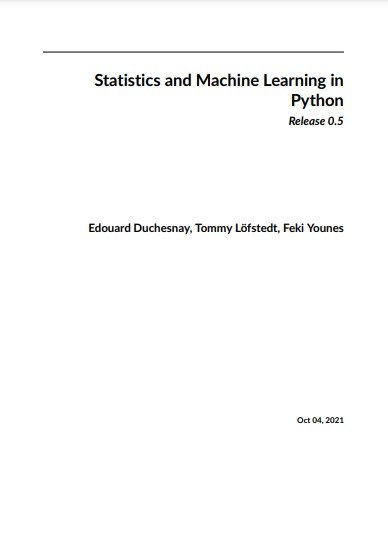 Statistics and Machine Learning in Python: Release 0.5