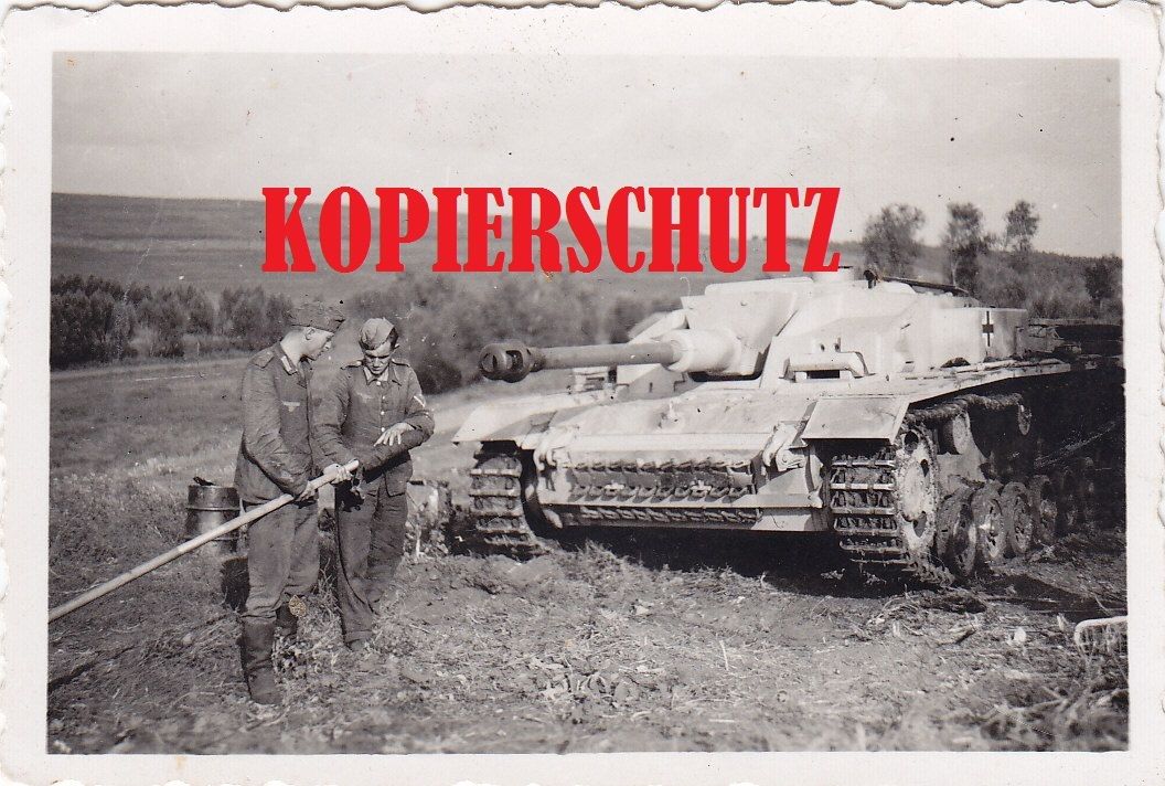 Sturmgeschütz STUG III Langrohr Kanone reinigen 