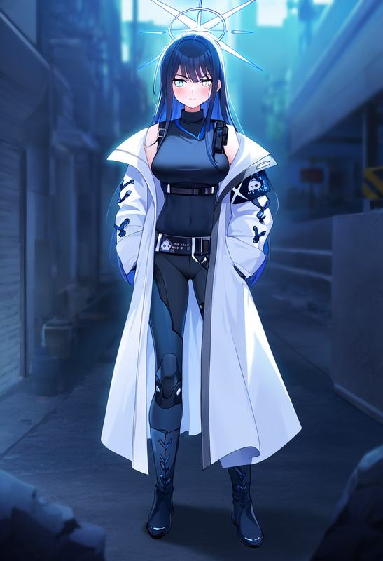 1girl, {{saori (blue archive)}}, anime, photoshop(medium), depth of field, bloom s-557318809