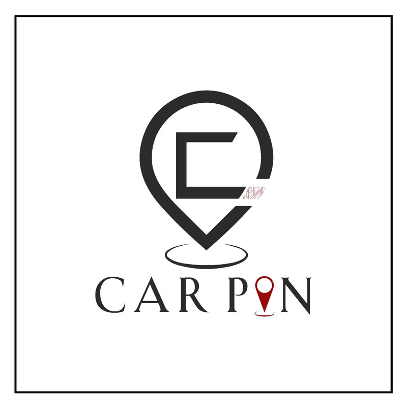 Car Pin Rental Car Logo