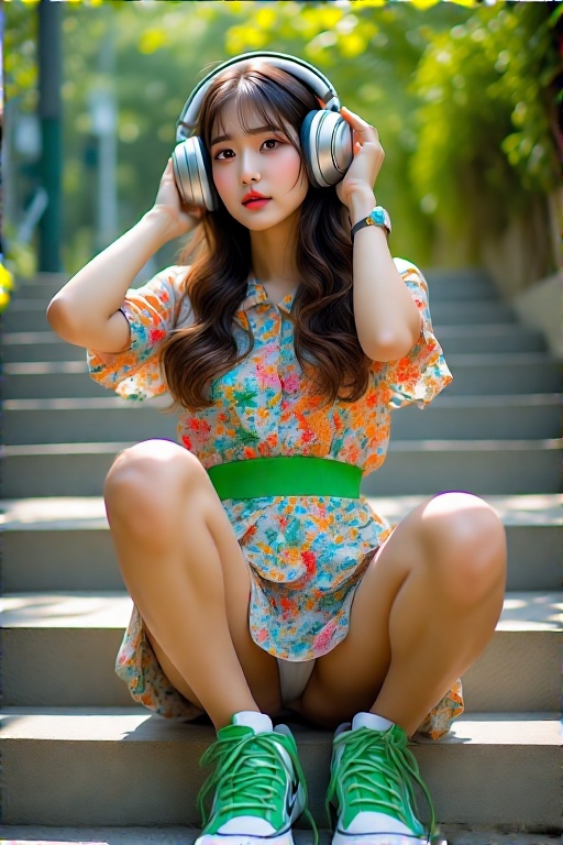 A-young-woman-sits-on-outdoor-25