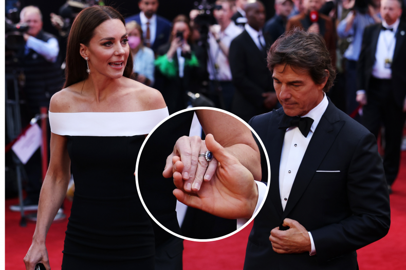 La reacción de Kate Middleton a la mano de Tom Cruise divide la opinión