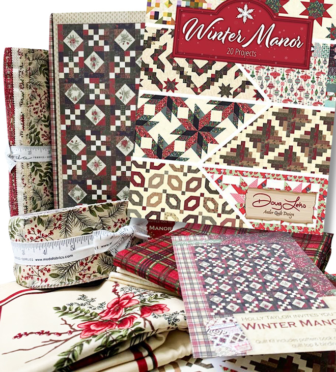 Winter Manor Winter Fun Table Runner Kit by Holly Taylor /& Doug Leko