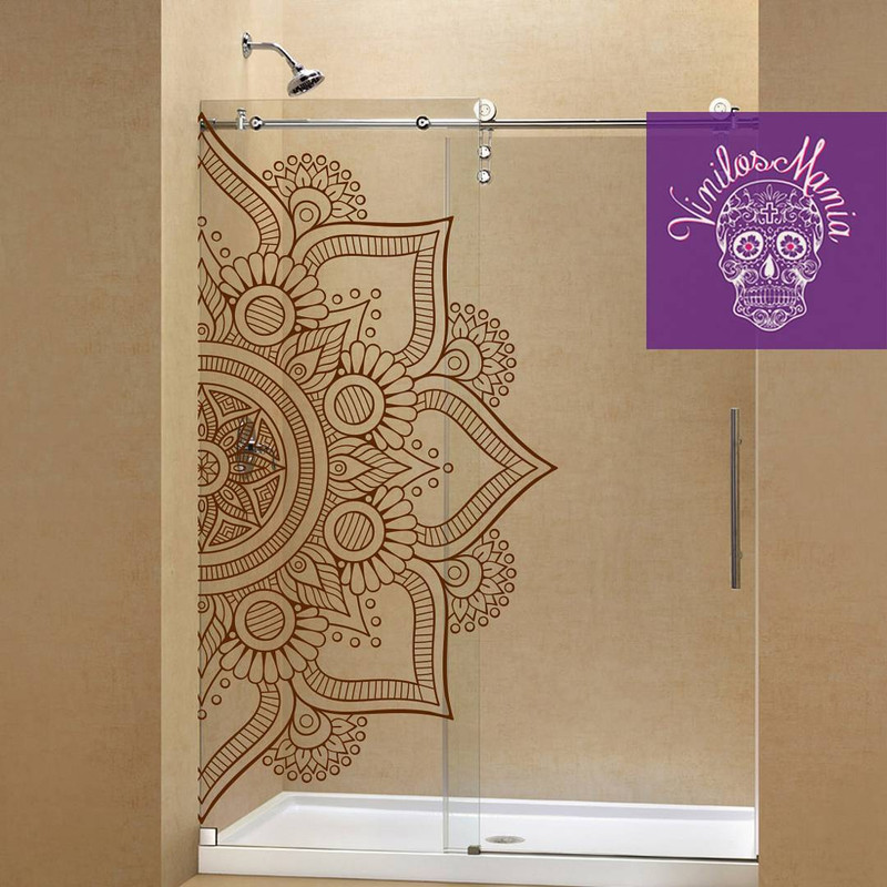 Empavonado/Shower Door Baño – Medio Mandala