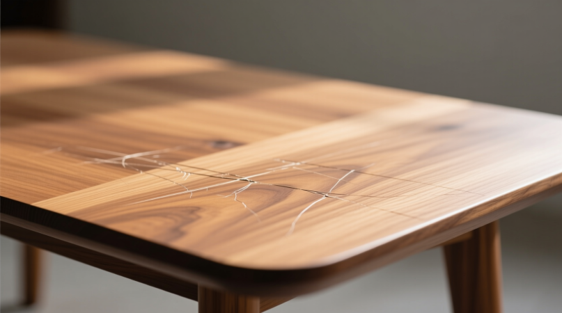 Устранение царапин на поверхности столика