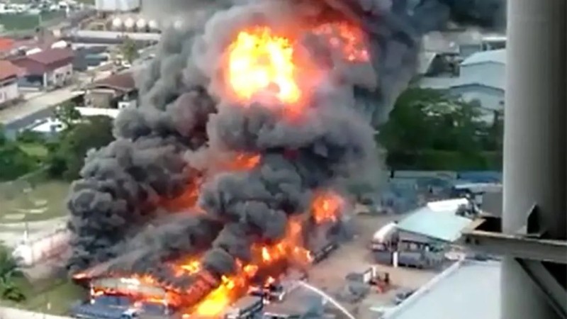 A Moment in Time of the 2018 Fire